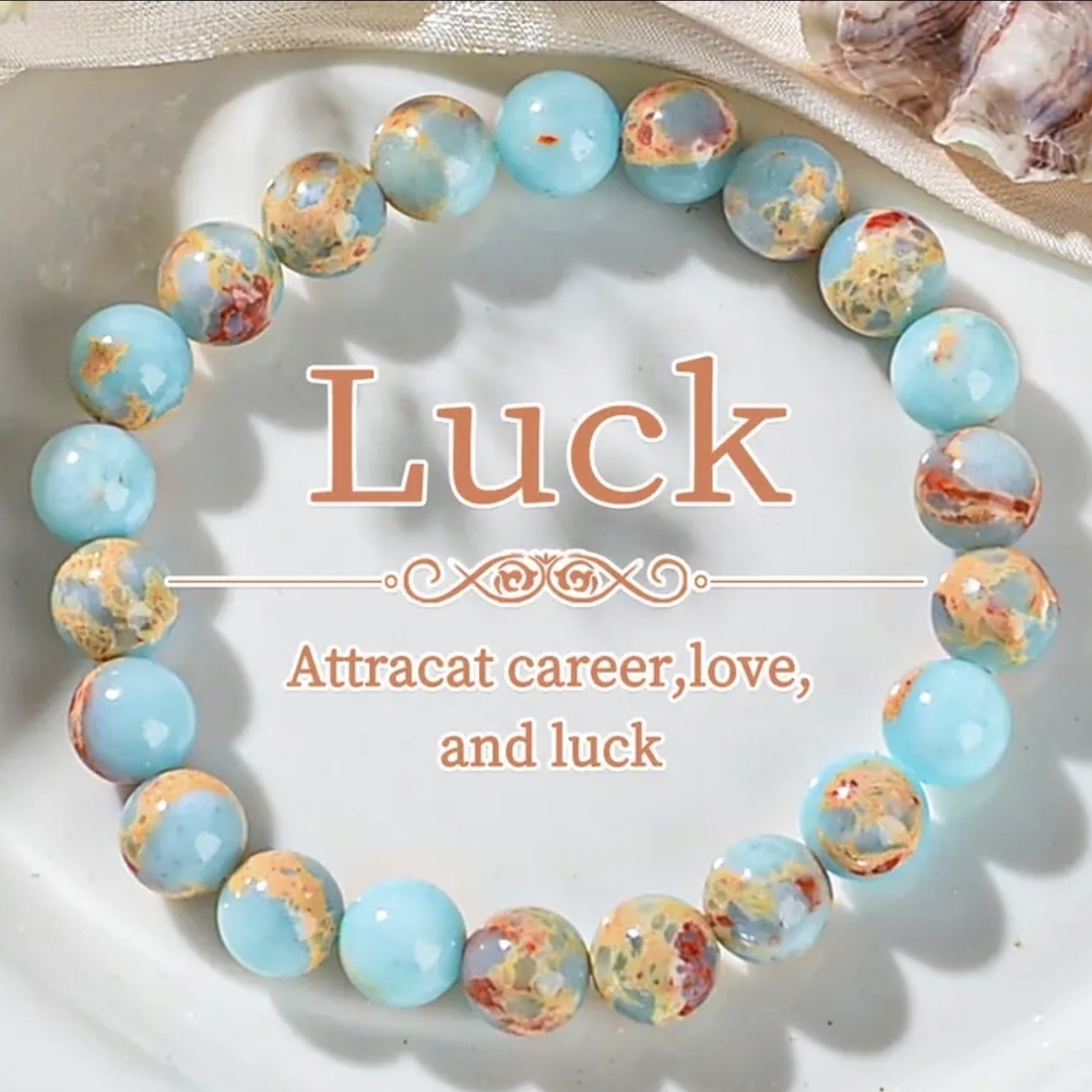 🥳#18 4/$20 Turquoise and Multicolor Beaded Bracelet
